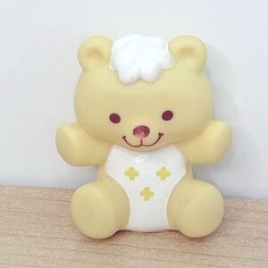 1982 Strawberry Shortcake Butter Cookie Pet "Jelly Bear" PVC Miniature 1.75"